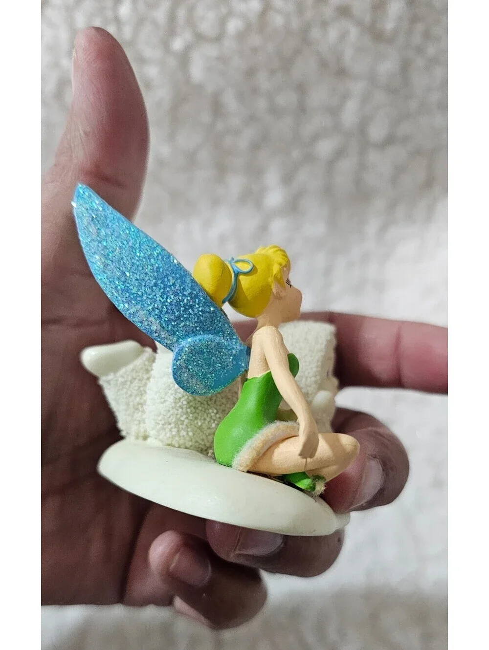 Dept 56 Tinker Bell GIGGLES WITH TINK Figurine SNOWBABIES Christmas 4027562 RARE